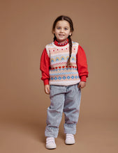 Load image into Gallery viewer, MATILDA SWEATER VEST PEACHY PINK
