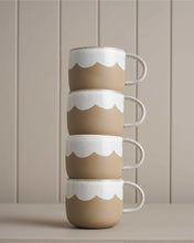 Load image into Gallery viewer, Breakfast In Bed Mugs- Snow
