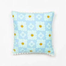 Load image into Gallery viewer, CARNATION BLUE 50CM CUSHION
