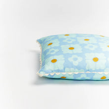 Load image into Gallery viewer, CARNATION BLUE 50CM CUSHION
