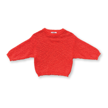 Load image into Gallery viewer, Chunky Rib Organic Pull Over - Tomato
