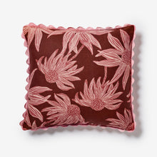 Load image into Gallery viewer, Fiore Cushion - Burgundy
