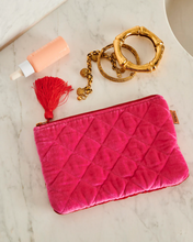 Load image into Gallery viewer, Me And You Velvet Cosmetics Purse
