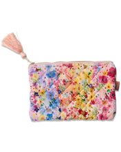 Load image into Gallery viewer, Posie Lane Velvet Cosmetics Purse
