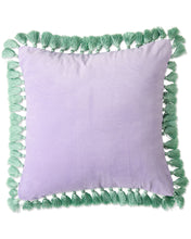 Load image into Gallery viewer, Wisteria Lane Velvet Tassel Cushion
