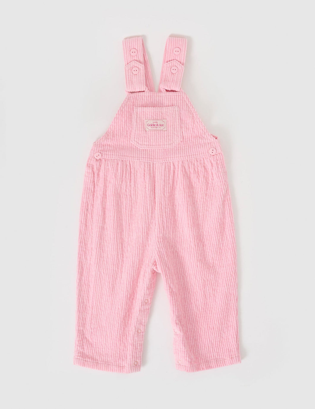 Sammy Corduroy Overalls - Sweet Pea