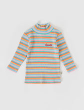 Load image into Gallery viewer, Embroidered Rib Skivvy - Candy Stripe
