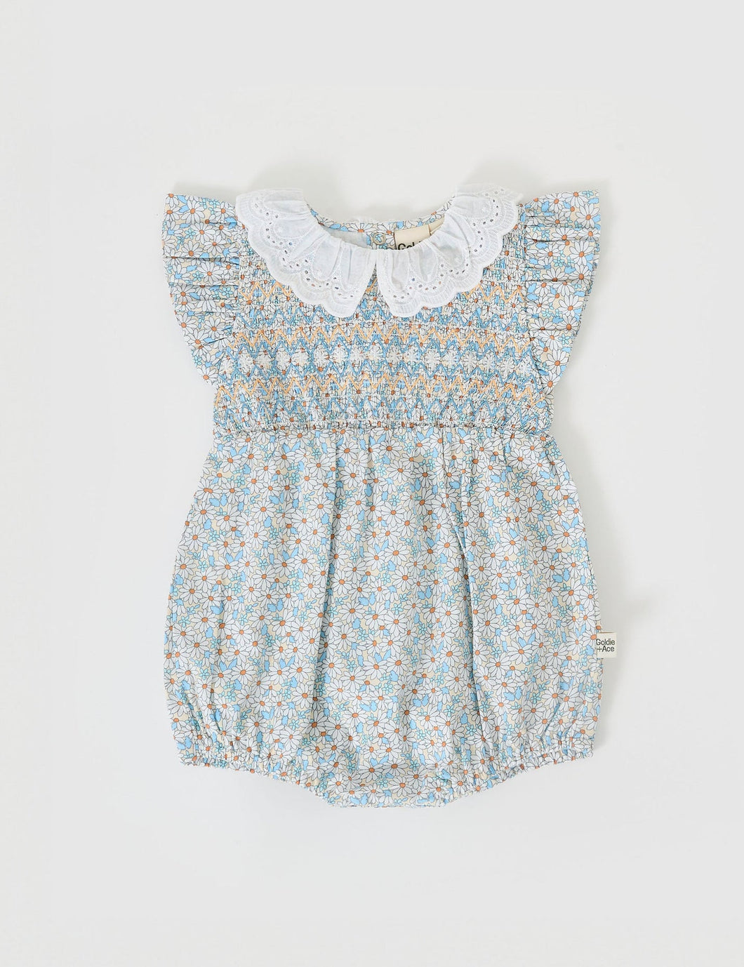 Lani Smocked Romper - Sunny Floral