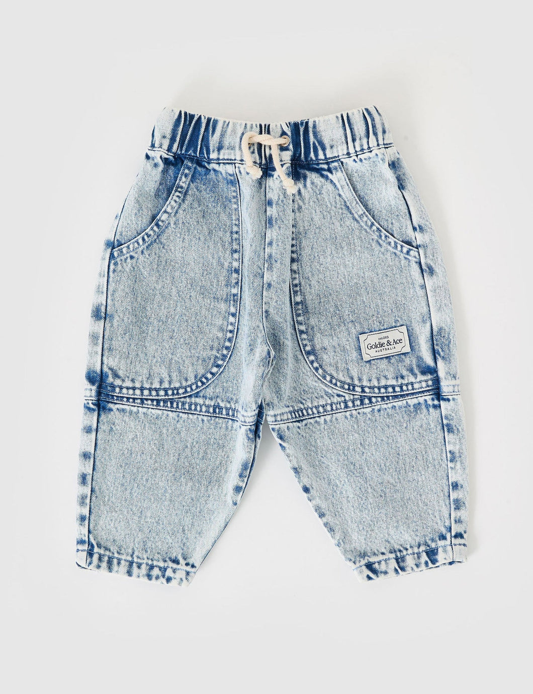 Drew Denim Pocket Pant - Light Denim