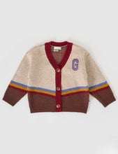 Load image into Gallery viewer, Varsity Knit Cardigan
