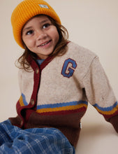 Load image into Gallery viewer, Varsity Knit Cardigan
