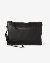 Load image into Gallery viewer, The Bindu Leather Clutch - Black
