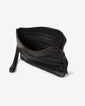 Load image into Gallery viewer, The Bindu Leather Clutch - Black
