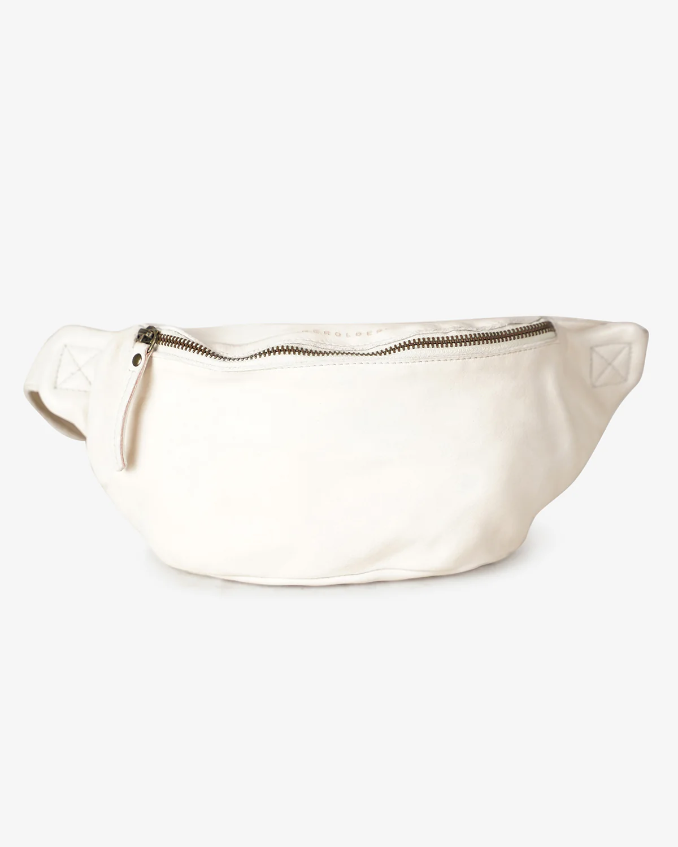 Cali Leather Slingbag - Ivory