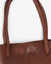 Load image into Gallery viewer, Akasha Leather Tote - Dark Cognac
