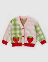 Load image into Gallery viewer, STRAWBERRY KNIT CARDIGAN
