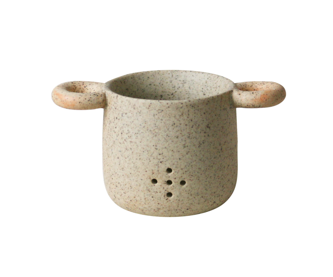 Ceramic Tea Strainer - Granite