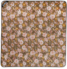 Load image into Gallery viewer, Kollab Picnic Mat | Khaki Floral
