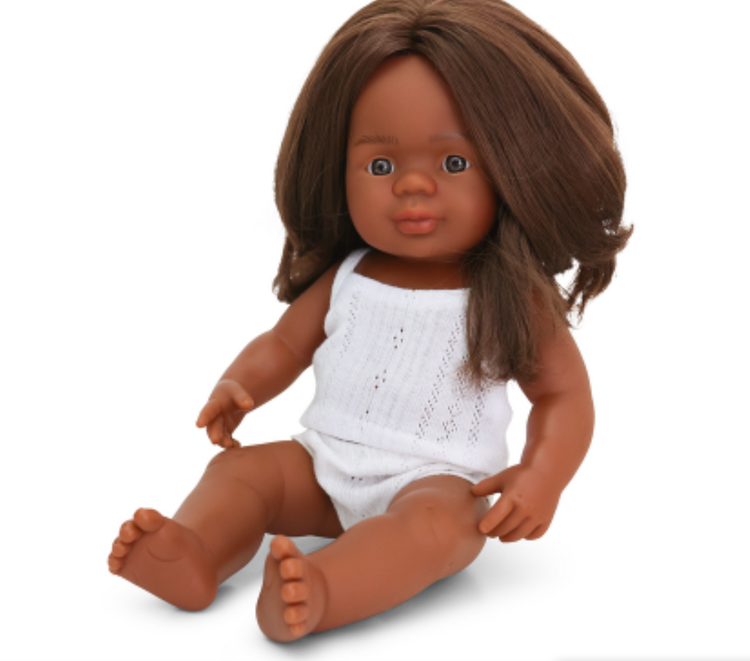 Miniland | Aboriginal Girl Doll | 38cm