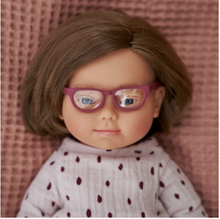 Load image into Gallery viewer, Miniland | Caucasian Baby Girl W/ Down Syndrome &amp; Glasses
